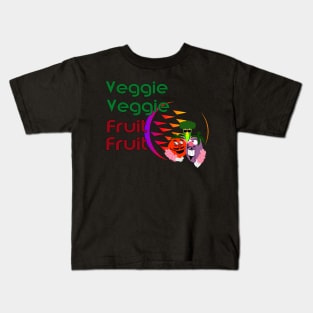 Veggie Veggie Fruit Fruit Kids T-Shirt